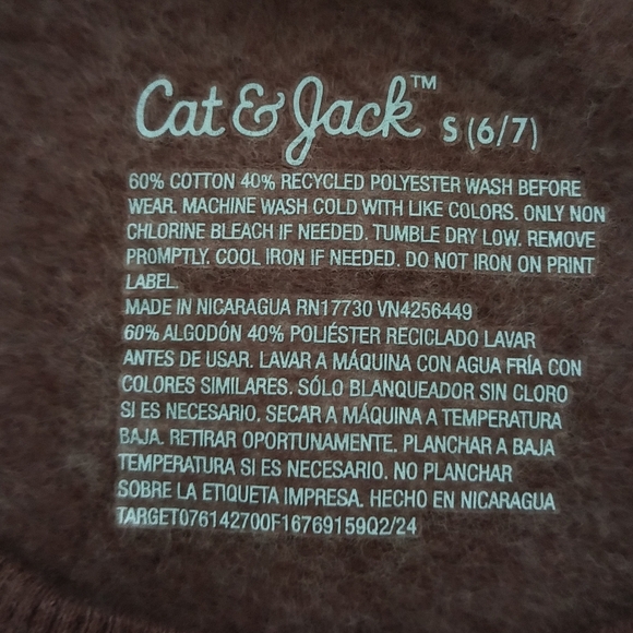 New Cat & Jack Kids Top Set / Size 6-7 - Picture 2 of 9